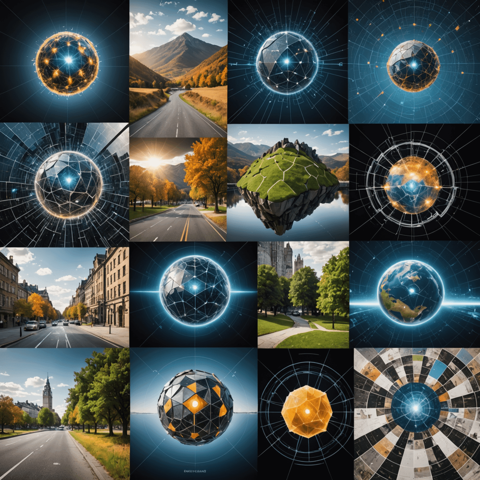 Collage of deep learning applications in computer vision, natural language processing, and reinforcement learning