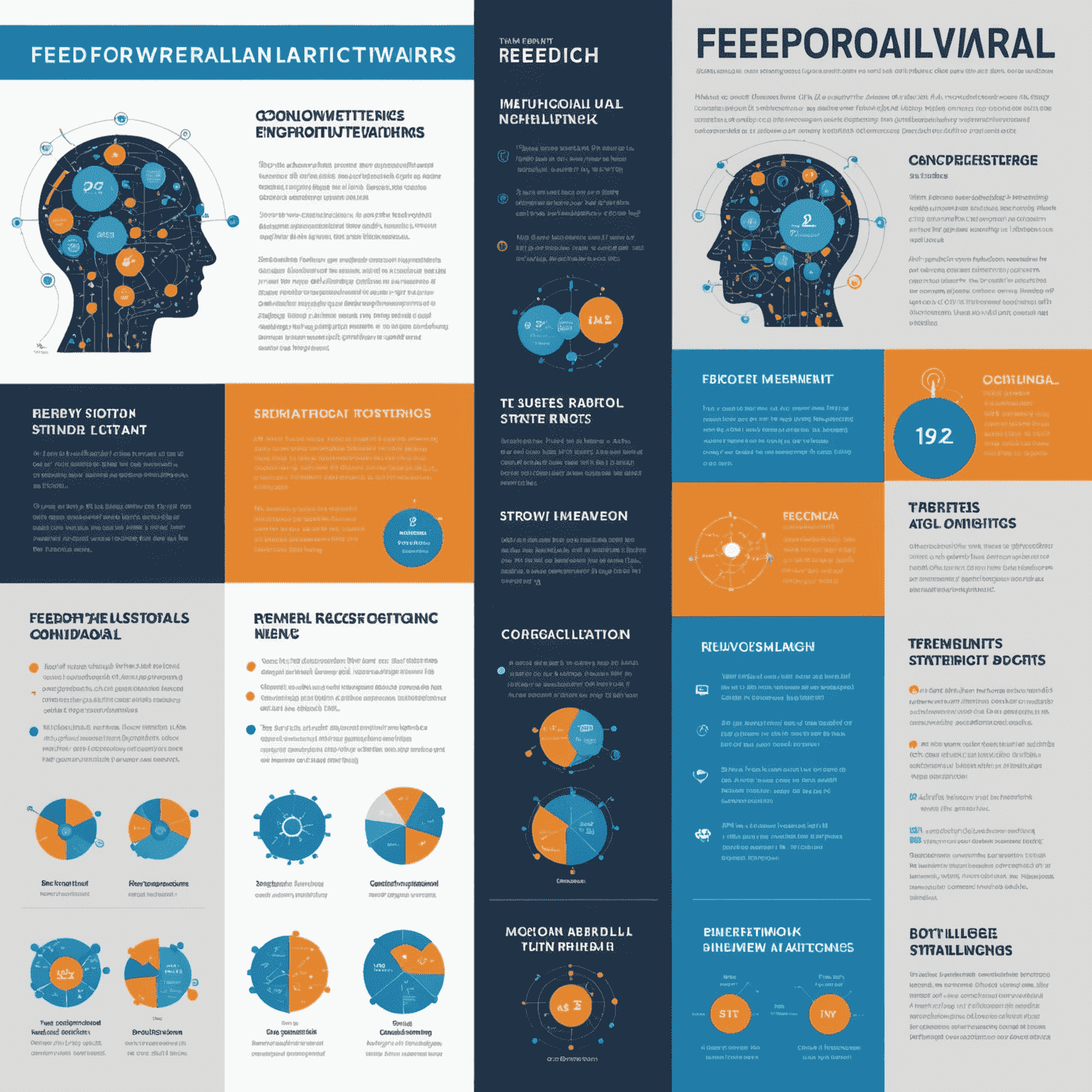 Infographic comparing feedforward, convolutional, and recurrent neural networks side by side, highlighting their structures, strengths, and typical applications in AI and machine learning